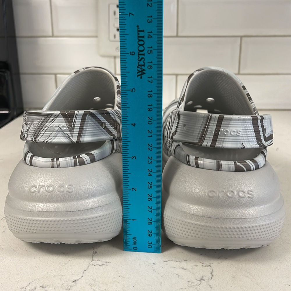 Crocs Classic Crush Disco Clog Platform 208121-0ZT Size 8 - Picture 4 of 17